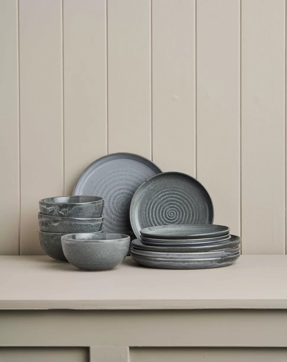 Dinner Sets-Robert Gordon 12Pc Small Portions Terra Dinner Set / Storm