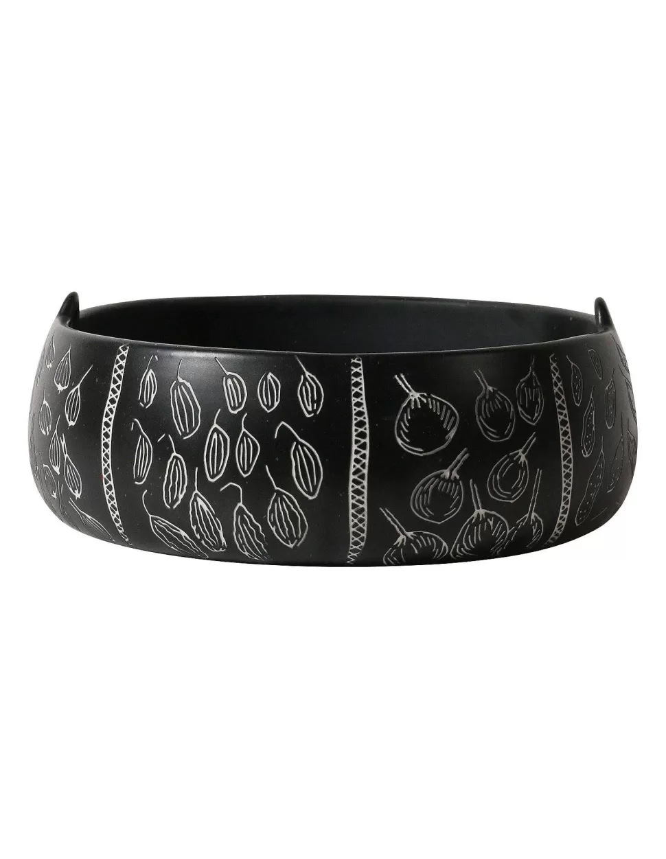 Bowls-Robert Gordon Black Lge Handle Bowl / Rg X Juluwarlu