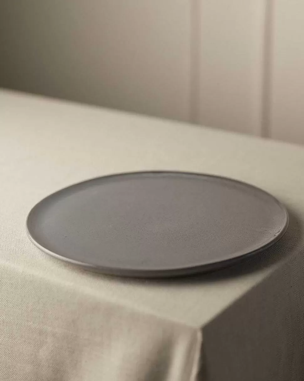 Plates-Robert Gordon Canvas Dinner Plate / Storm