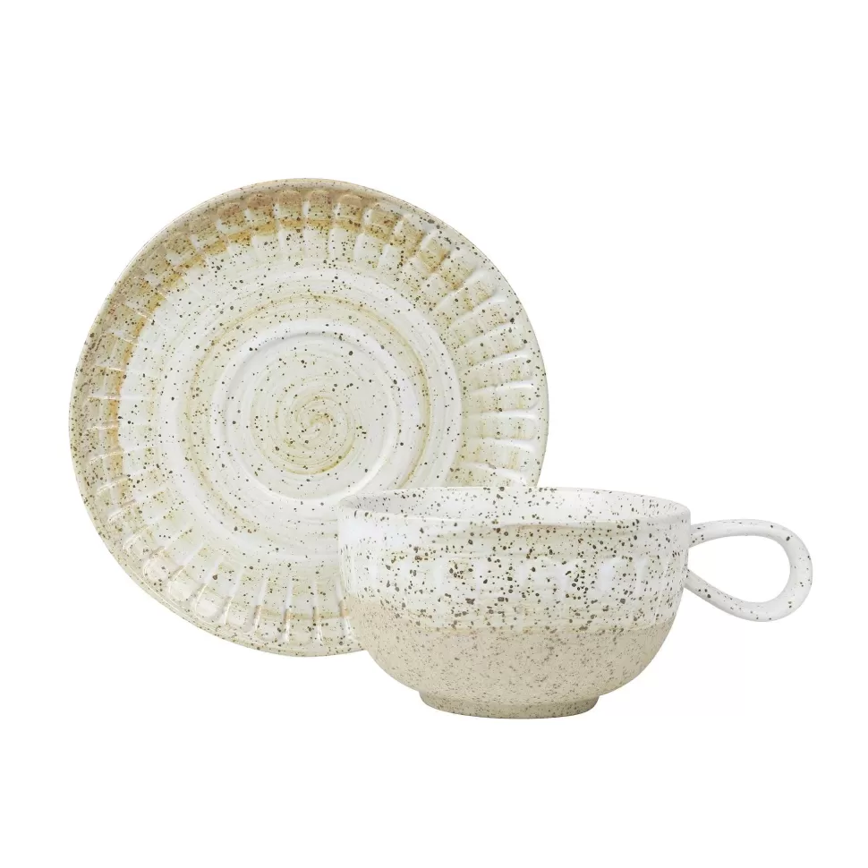 Mugs & Cups-Robert Gordon Ceylon Cup & Saucer / White