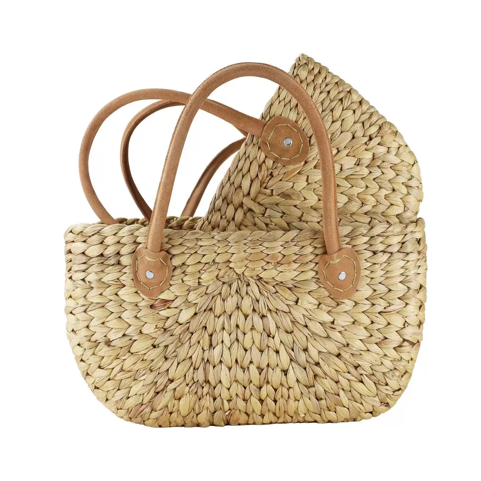 Baskets-Robert Gordon Harvest Baskets Set Of 2 / Suede