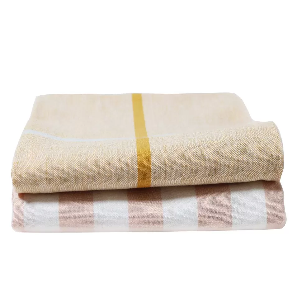 Linen-Robert Gordon Set Of 2 Tea Towels / The Drifters