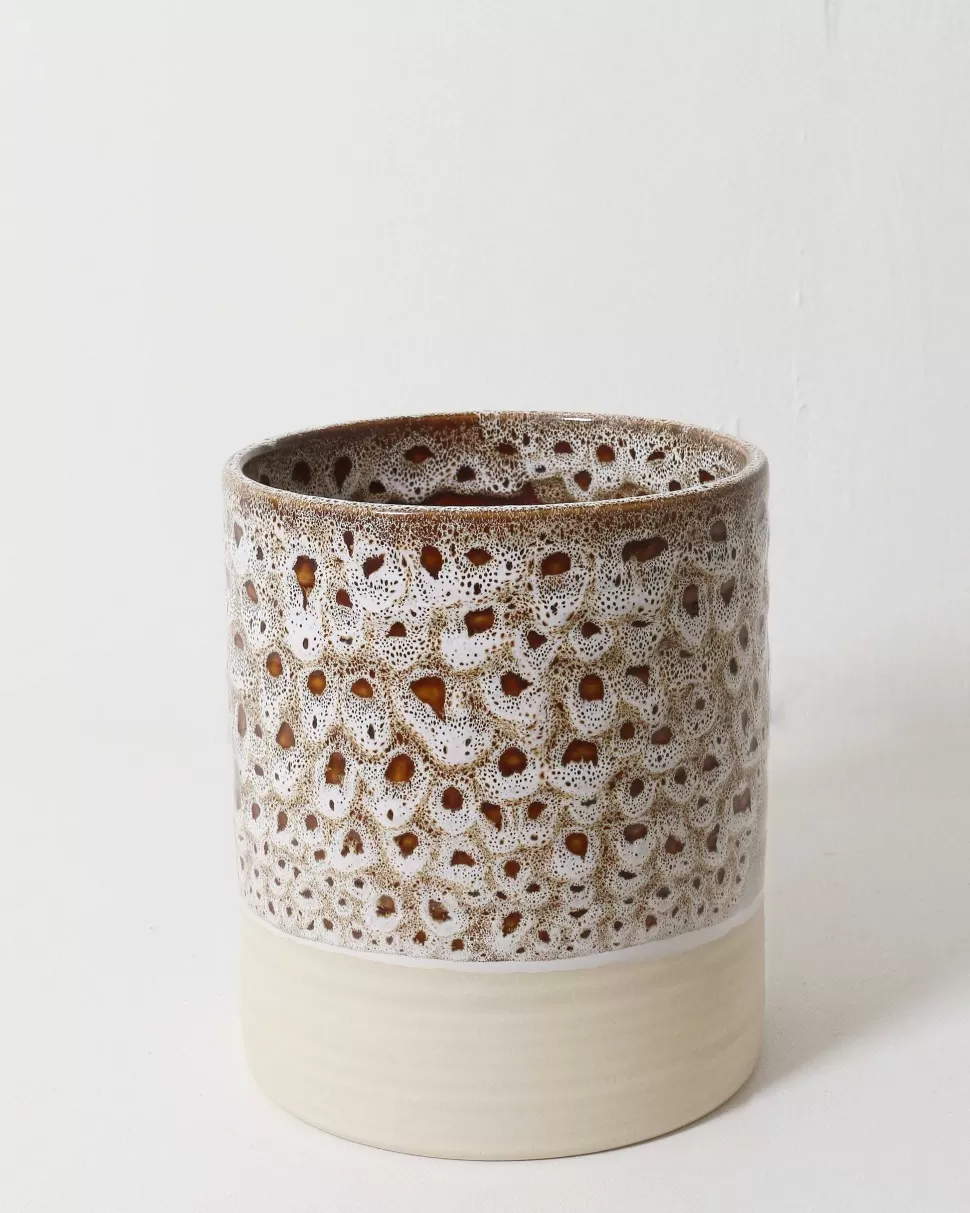 Vases-Robert Gordon Small Tower Vase / White Ochre